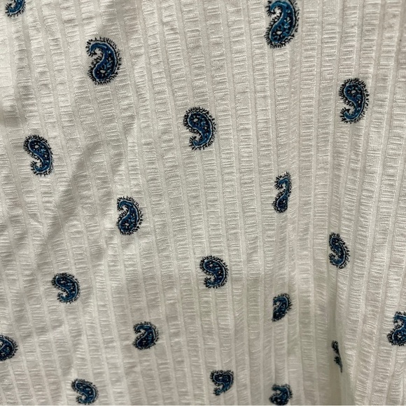 Aeropostale Paisley Short Sleeve Crop Top - Picture 3 of 9